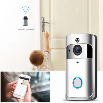 Smart IP-Video Intercom WI-FI Video Dør Telefon dørklokke WIFI Dørklokken Kamera For Lejligheder IR-Alarm Trådløs Sikkerhed Kamera
