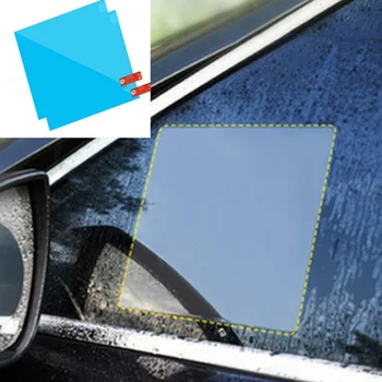 For bil decals 2stk Vandtæt, ridsefast beskyttende bånd til bil bakspejl windows 200*175 mm Mærkat tilbehør
