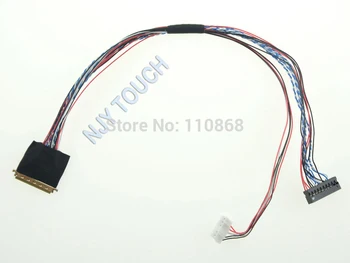 LED-40-pins LVDS Kabel-I-PEX 20453-20455 40Pin 1ch 6 Bit IPEX 20455 for 15,6 tommer 1366x768 B156XW02 LP156WH2 LP156WH4 LTN156AT05
