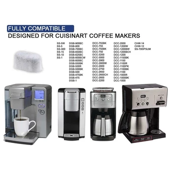 For ALLE Cuisinart Kaffemaskine DCC-RWF 24 Pack Udskiftning af Kul, Vand Filtre til ALLE Cuisinart Kaffemaskine DCC-RWF
