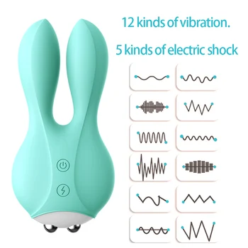 OLO 12 Hastigheder højfrekvente Vibrerende Elektrisk Stød Rabbit Vibrator Bryst Klitoris Stimulator Massageapparat Sex-Legetøj for Voksne