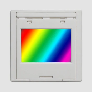 Diffraktionsgitteret Optisk gitter Undervisning demonstration Transmission rist Spektrofotometer holografiske billeder 50x50mm