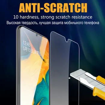 4STK Fuld Hærdet Beskyttende Glas Til Samsung Galaxy A50 A70 A10, A20 A80 M10-M30 A7 2018 A51 A71 Screen Protector Film Dække
