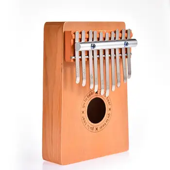 NYE 10 Nøgler Træ-Tommel Finger Klaver Kalimba musikinstrument Børn Børn Legetøj international standard C tune Tommelfinger-Klaver