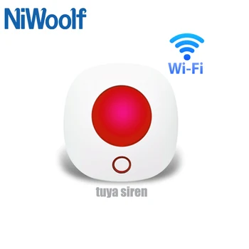 2020 indendørs, trådløse sirene 433MHz strobe sirene alarm og tuya wifi Lys Sirene Alarm 100dB for vores tuya wifi gsm alarm system