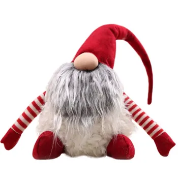 Håndlavet Svensk Tomte Jul Dekoration Santa Claus Skandinaviske Plys Jul Gnome Plys-Julegave, Fødselsdagsgave