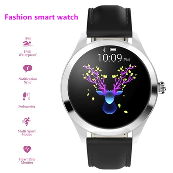 Kvinder Smart Ur 2020 Multi ansigter IP68 Vandtæt pulsmåling band Til Android, IOS Fitness Armbånd Smartwatch Kvinder
