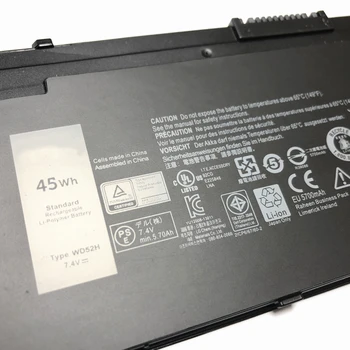 NYE WD52H Ny Laptop Batteri Til DELL Latitude E7240 E7250 E7270 W57CV F3G33 0W57CV GVD76 VFV59 batteri 7.4 V 45WH
