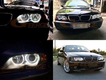 Til BMW E46 Sedan / touring 1998-2005 318i 320i 323i 325i 328i 330i 320d 330d Ultra bright Angel Eyes CCFL Halo-Ring kit Dagen Lys