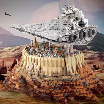 DHL Star Wars Legetøj Empire over Jedha Byen Kompatibel Med MOC-18916 byggesten Mursten Børn Julegaver Legetøj
