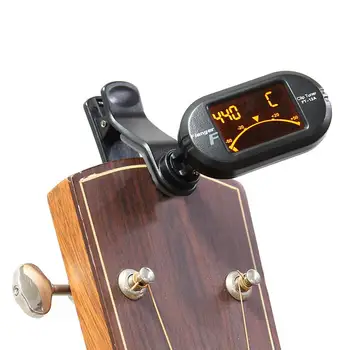 FT-12C Guitar Tuner Farverig LCD-Skærm, Kromatisk Tuner med Klip Montere Display-Tuner til Guitar, Bas, Violin, Ukulele