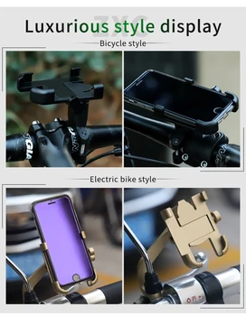 WEST CYKLING Universal 360 Rotation Smart Phone Holder Cykel Stativer Til Mobiltelefon Fleksibel Motorcykel Cykel Stativer Stativ Mount