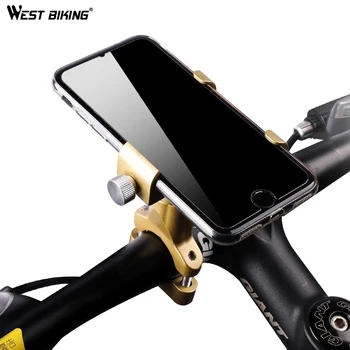 WEST CYKLING Universal 360 Rotation Smart Phone Holder Cykel Stativer Til Mobiltelefon Fleksibel Motorcykel Cykel Stativer Stativ Mount
