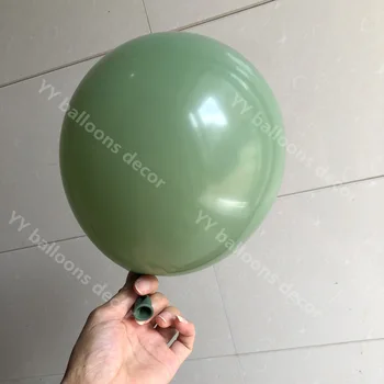 DIY Ballon Guirlande-Arch Kit 12Ft RETRO Grøn Hvid Guld Latex Luft Balloner Pack til Baby Shower, Fødselsdag Part Indretning af Forbrugsstoffer