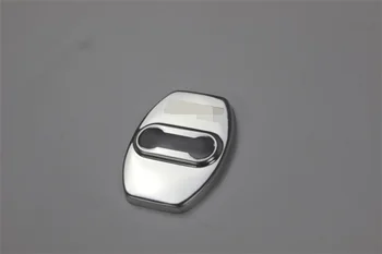 Luhuezu Rustfrit Stål Door Lock Spænde dørholderen Protector Dækning For Toyota Land Cruiser Prado LC150 LC120 Tilbehør