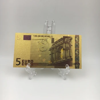 999 bladguld forgyldning plast euro 20 falske penge Seddel til kontor dekoration med flotte acryl ramme stå