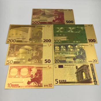 999 bladguld forgyldning plast euro 20 falske penge Seddel til kontor dekoration med flotte acryl ramme stå