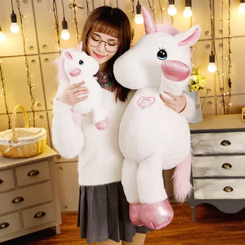 35-80cm Dejlige Unicorn Plys Legetøj Fyldte Kawaii Bløde Unicorn Plys Legetøj til Børn i Høj Kvalitet, Fødselsdag, Gave til Piger Elskere