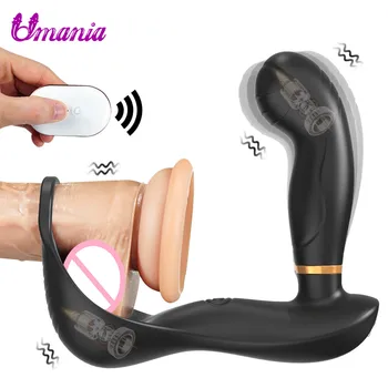 Prostata Massager for Mænd Butt Plug Vibrator Mandlige Vibrerende Anal Plug Erotisk Sex Toy Sexshop Para Homens Rotere Butt Plug