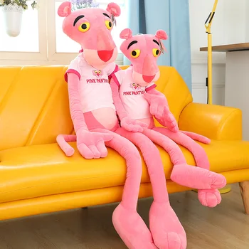 1PC 55-150CM Høj Kvalitet og Stor Størrelse Baby Legetøj Legetøj Sød Fræk Pink Panther Plys Udstoppet Dukke Toy Home Decor Børn Gave