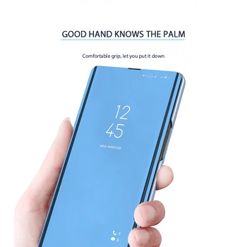 For Xiaomi Pocophone X3 NFC Klart, Smart View PU Læder 360 Flip Stå Dække Sagen For Poco F2 Pro M2 K30 Stødsikkert Fundas