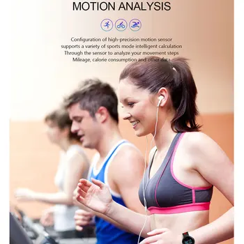 Pulsmåler Smart Ur Sports Blodtryk Skridttæller, der Kører OLED Touch-Vandtæt Trænings-og Intelligent Ur Mænd Kvinder