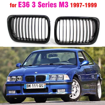 ABS Sort Højglans Sport Nyre-Gitter i Grill til BMW E36 M3 318I 323I 328I 3-Serie 1997 1998 1999