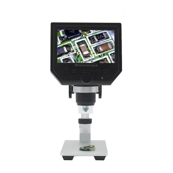 G600 600X LCD Display Elektroniske Mikroskop Zoom 3,6 MP Bærbare LED Digital Video-Mikroskop Med Aluminium Legering Stent
