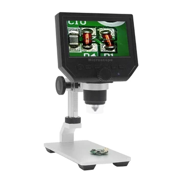 G600 600X LCD Display Elektroniske Mikroskop Zoom 3,6 MP Bærbare LED Digital Video-Mikroskop Med Aluminium Legering Stent