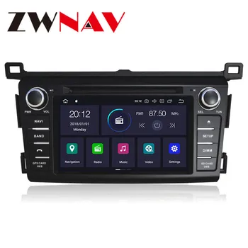 Android-10 PX6 4 + 64G con DSP Carplay IPS pantalla para For Toyota RAV4 nye 2013-2017 pantalla grande AC automático Radio