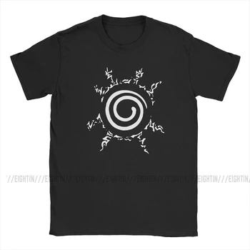 Mænd Naruto T-Shirt Shinobi Akatsuki Kakashi Sasuke Itachi Manga Symbol Bomuld Toppe Kortærmet T-Shirt Voksen T-Shirts