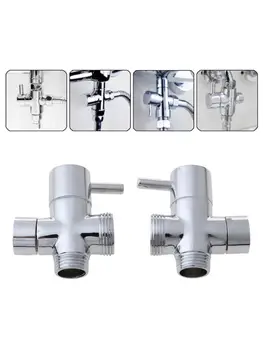 Nye T-adapter 3 Måder Ventil Til Diverter til Bad Toilet Bidet Sprayer Brusebad Head1##