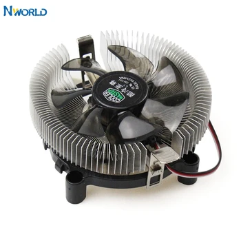 Nworld CPU Køler Køling Heatsink Fan For Computer PC Inter LGA775/1155/1156 AMD 754 AM2/AM2+/AM3