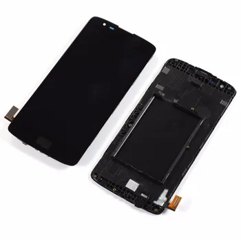 Original LG K8 LTE K350 K350N K350E K350DS LCD-Skærm Touch screen+Boliger Ramme Batteri bagcover gratis fragt