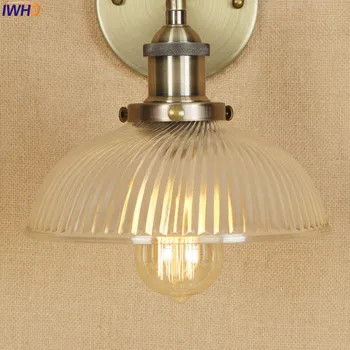 Antik Messing Væg Lamper, Glas Industrielle Swing Lange Arm Vintage Væglamper Sconce Ved Siden Af Lampen Lamparas De Pared