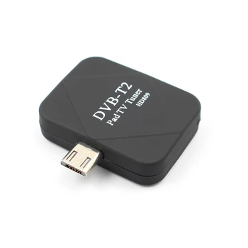 DVB-T2 TV-Antenne Receiver Digital Micro-USB-Tuner til Android Mobiltelefoner Pad HD-TV Stick med Dual Antenne