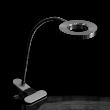 USB-Opladning bordlampe Skønhed Permanent Udstyr, LED Koldt Lys Med Clip Til Øjenbryn Nail Art Tatoveringer Støtte Braser Værktøj