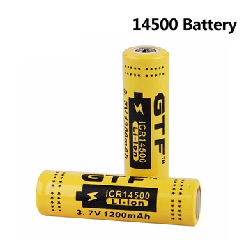 4-20pcs 14500 Batteri 3,7 V 2300mah Li-ionRechargeable Batteri AA ICR14500 til Led Lommelygte Forlygter Mini Fan Legetøj Celler