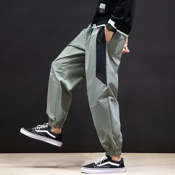 Hybskr Mænds Lige Harem Bukser koreansk Mand 2020 Efteråret Løs Ankel-Længde Bukser Streetwear Mandlige Afslappet Oversize Bukser
