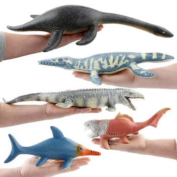 Action figurer Dinosaur Ocean Animal Model Simulering Plesiosaurus Deng ' s Fisk Canglong Tal Videnskab og Uddannelse Dekoration