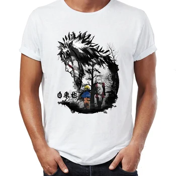 Sommeren Mænds T-shirt Naruto Gama-Sennin Tudse Sage Awesome Grafik Tegning Trykt Tshirt Cool t-Shirts Toppe Harajuku Streetwear
