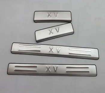 Høj kvalitet Rustfrit stål Scuff Plate Dør Karmen For Subaru XV 2012 2013 2016 2017