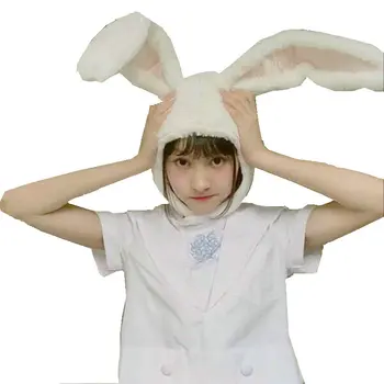 Populære piger kanin Pandebånd Blødt Kanin ører hoops white bunny ører Hovedklæde gaver til kvinden Fotografiske redskaber Selfie