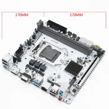 JGINYUE H97 bundkort LGA 1150 For i3 i5-i7 Xeon E3-processor DDR3 16G 1333/1600MHZ hukommelse, wifi M. 2 NVME Mini-ITX H97I-PLUS