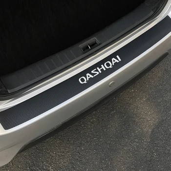 Bilens Bageste Kofanger Belastning Edge Protector Klistermærker Til Nissan Qashqai J11 Auto Kuffert Vagt Plade Bil Dekoration Decals Tilbehør