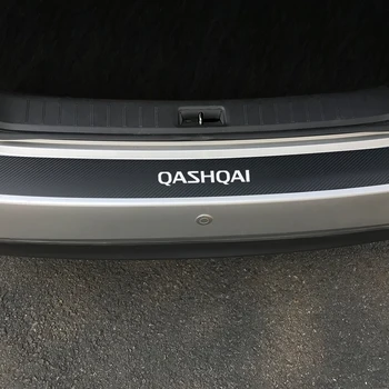 Bilens Bageste Kofanger Belastning Edge Protector Klistermærker Til Nissan Qashqai J11 Auto Kuffert Vagt Plade Bil Dekoration Decals Tilbehør