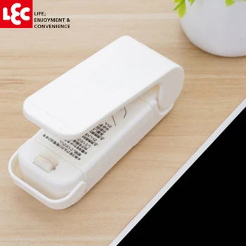 Japan LEC Bærbare Varme Sealer Plast Pakke opbevaringspose Mini Forsegling Maskine Mærkat og Sæler for Mad, Snack