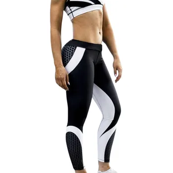 Nye Dame 3D-Print Yoga Bukser, Bløde Tynde Workout Fitness Leggings Sport Uddannelse af Høj Talje Yoga Sports Bukser, Lange Bukser