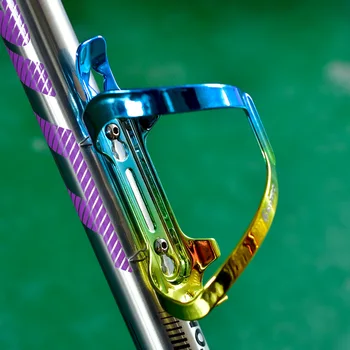 Aluminium Legering Farverige MTB Cykel Vand flaskeholder Cykel vandflaske Bur Rainbow Cykling Cup Flaske Bur Rack
