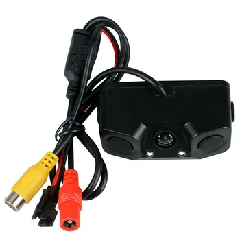 ZIQIAO Bil førerspejlets Kamera 3i1-Sensor Radar Lyd Alarm Vende Standby Universal Backup Parkering Kamera HS042